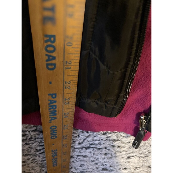 Jockey Convertible Fleece Lined Quilted Jacket Black Size M Soft and Cozy - Picture 2 of 14